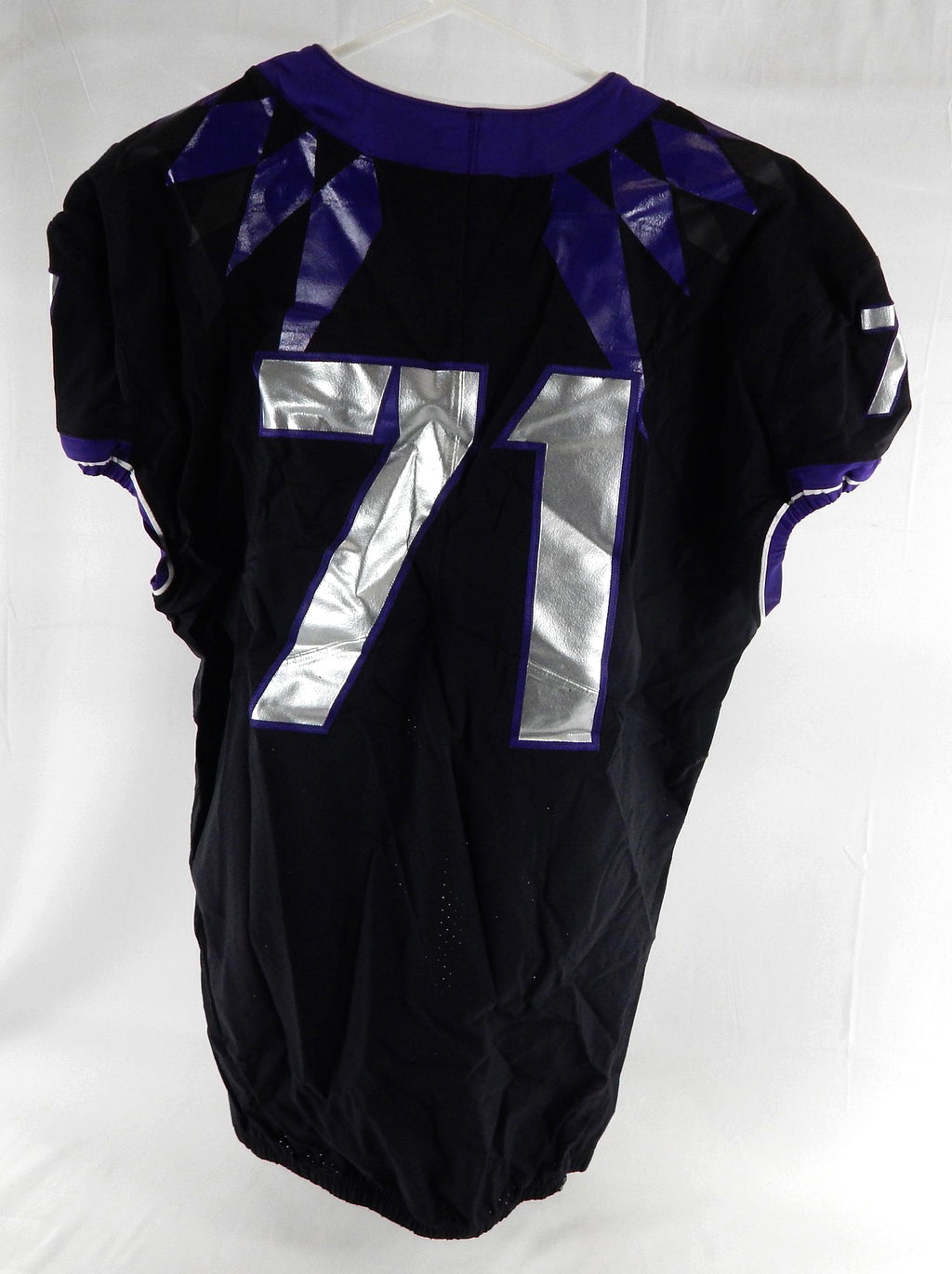 2019-24 Texas Christian TCU Frogs #71 Game Used Black Jersey Football NP R 50 8 Pic2
