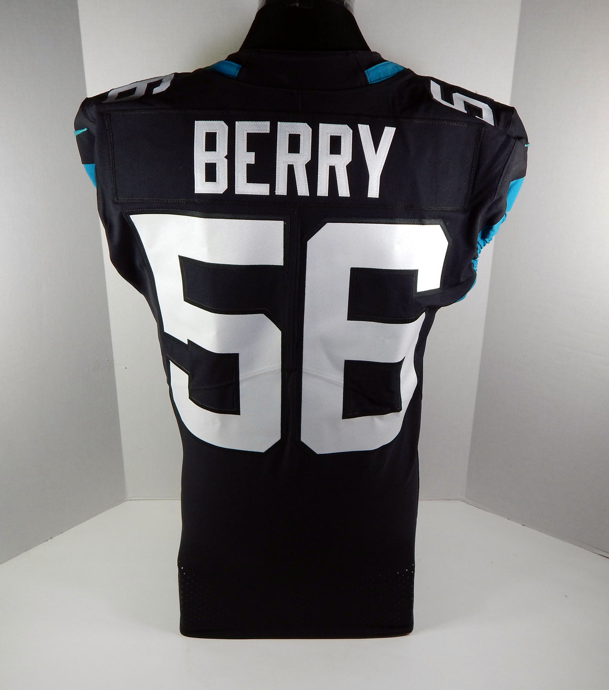 2020 Jacksonville Jaguars Rashod Berry #56 Game Issued Black Jersey 42 DP75425