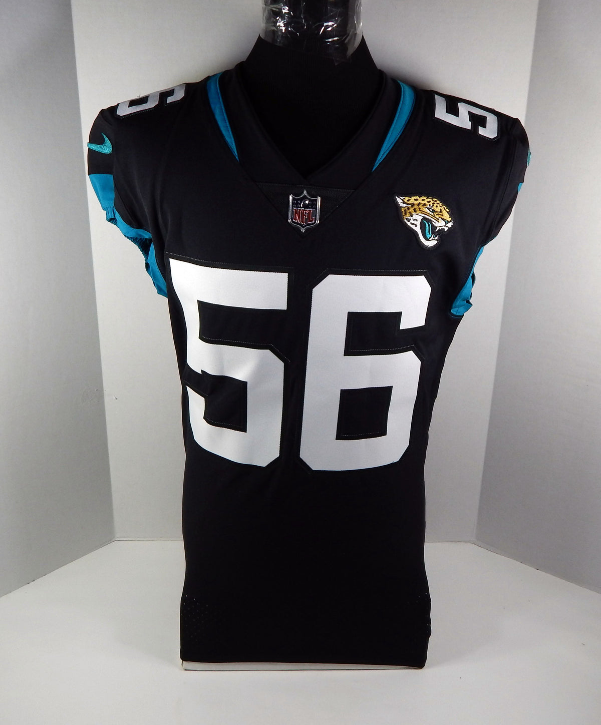 2020 Jacksonville Jaguars Rashod Berry #56 Game Issued Black Jersey 42 DP75425 Pic2