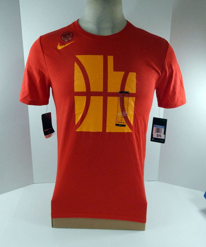 2018-19 Mens Utah Jazz Authentic Red Dri-Fit T-Shirt Nike NWT M 17S