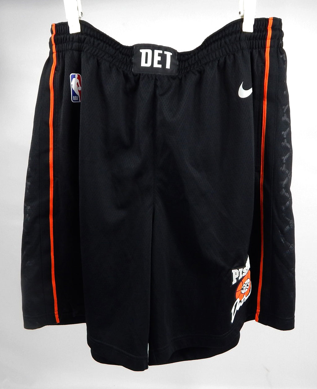 2023-24 Detroit Pistons Marcus Sasser #28 Game Used Black Shorts City Bad Boys 1