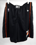 2023-24 Detroit Pistons Marcus Sasser #28 Game Used Black Shorts City Bad Boys 1