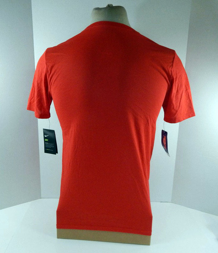 2018-19 Mens Utah Jazz Authentic Red Dri-Fit T-Shirt Nike NWT M 17S Pic2