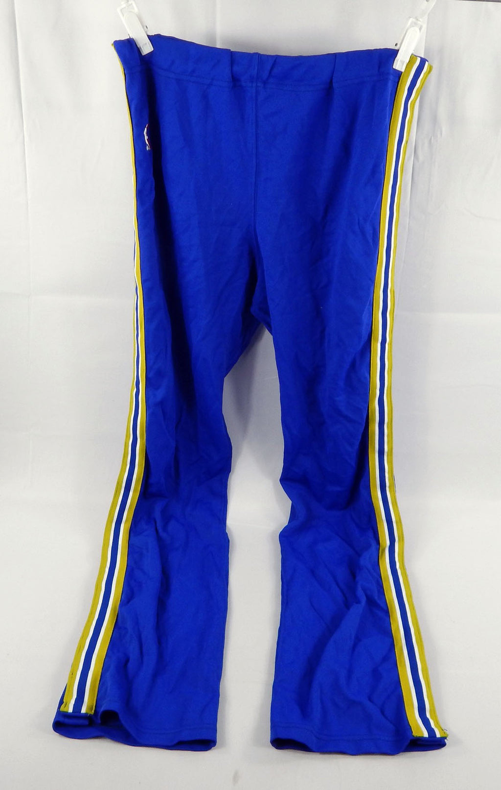 1989-90 Golden State Warriors Jim Petersen #43 Game Used Blue Warm Up Pants 38 5