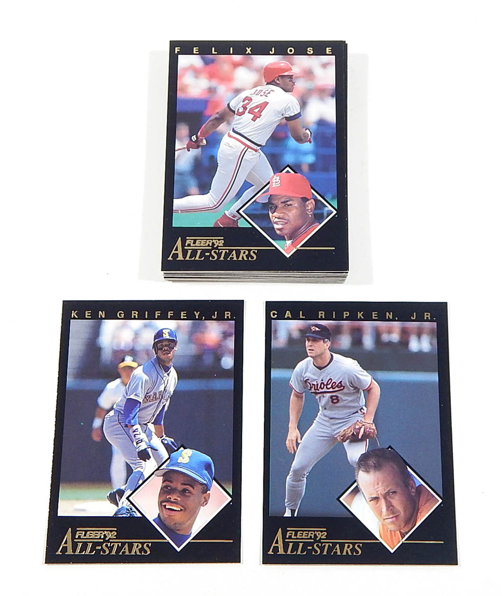 1992 Fleer All-Stars Baseball Insert Set (24) Ken Griffey Jr.