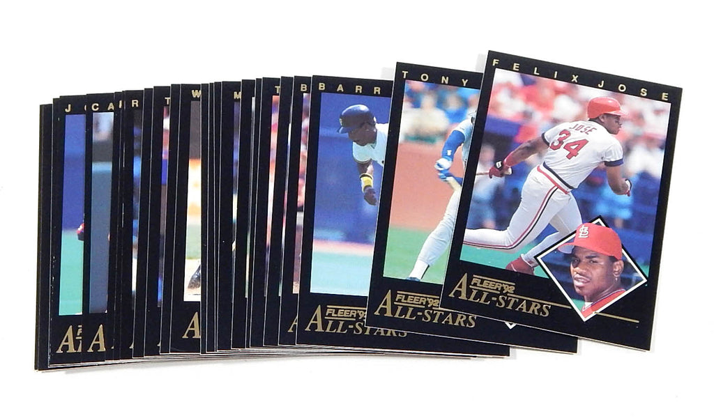 1992 Fleer All-Stars Baseball Insert Set (24) Ken Griffey Jr. Pic2