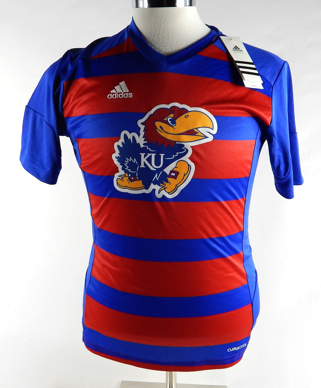 2013 Kansas Jayhawks Blank Game Issued White Jersey Soccer M 042