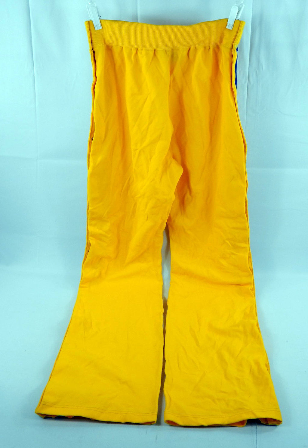 1980s Golden State Warriors Game Issued Yellow Warm Up Pants 36 838 Pic2