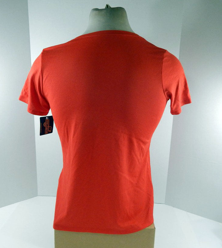 2018-19 Womens Utah Jazz Authentic Red Dri-Fit V-Neck Shirt Nike NWT L 21S Pic2