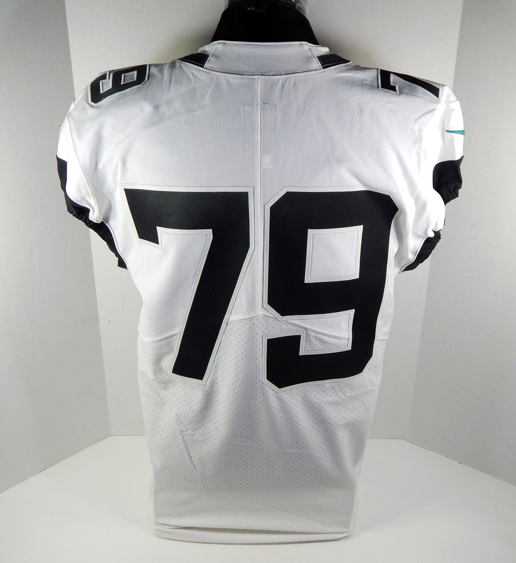 2020 Jacksonville Jaguars #79 Game Issued White Jersey Nameplate Removed 46+4 31