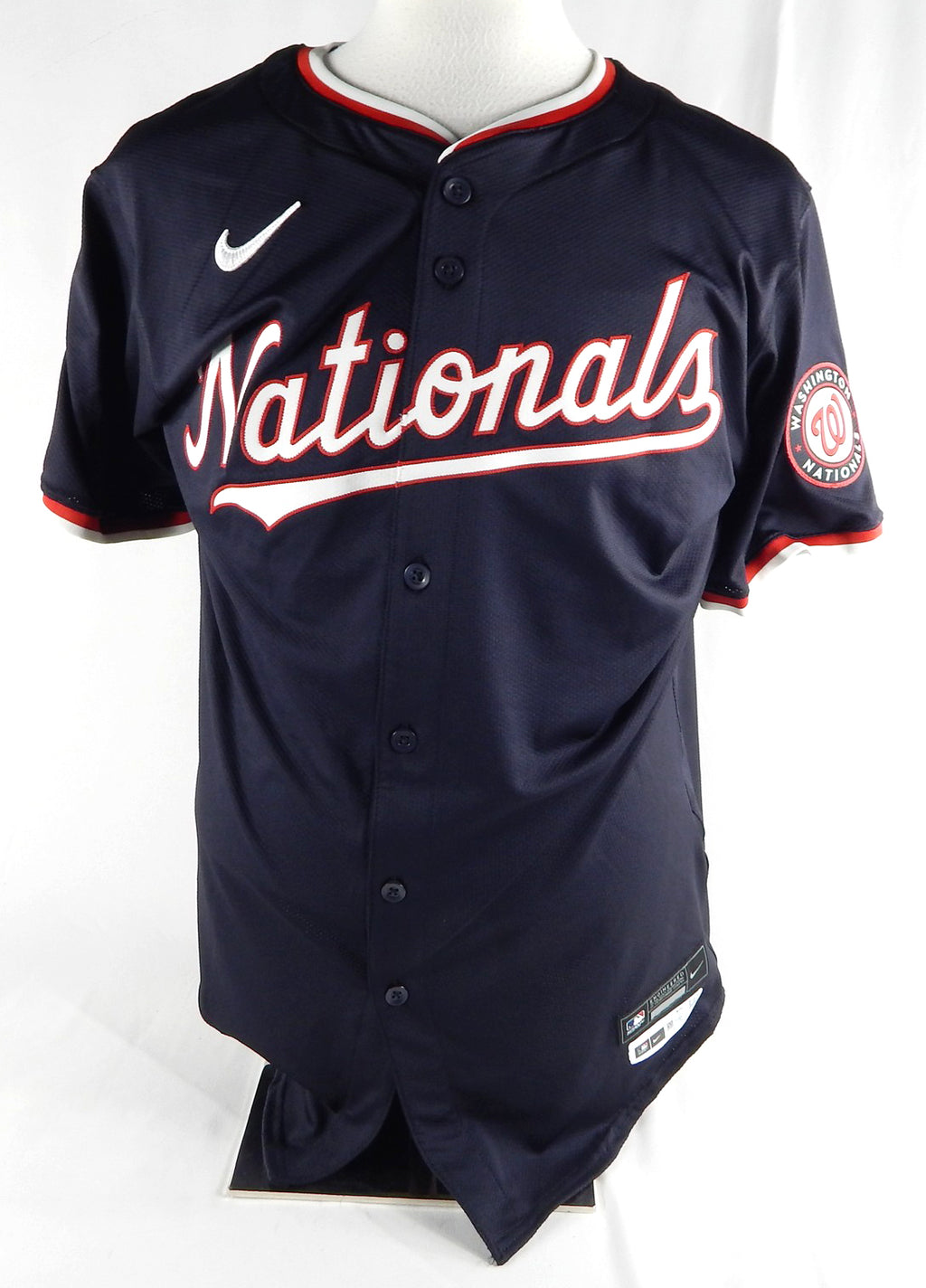 2024 Washington Nationals Robert Gsellman #65 Game Issued Navy Jersey 48 224