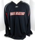 Mid 2000s Portland Trail Blazers Game Issued Black Shooting Shirt Pullover 700