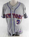 2010 New York Mets Luis Hernandez #3 Game Issued Grey Jersey 44 019