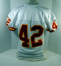 1997 Kansas City Chiefs #42 Game Issued White Jersey 46 DP15595