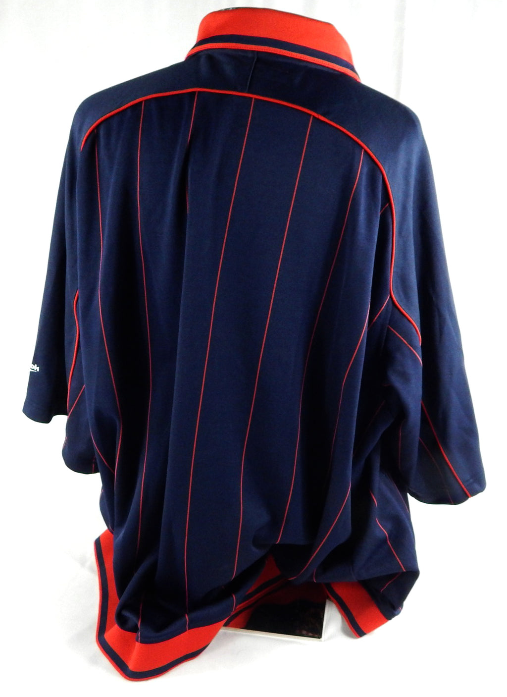 2000s Philadelphia 76ers Samuel Dalembert #1 Game Used Navy Shooting Shirt HWC Pic2