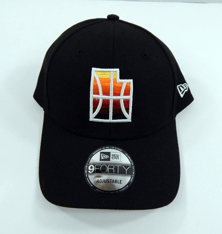 Unisex Utah Jazz Authentic Black Hat Adjustable New Era 9Forty NWT OS 99S