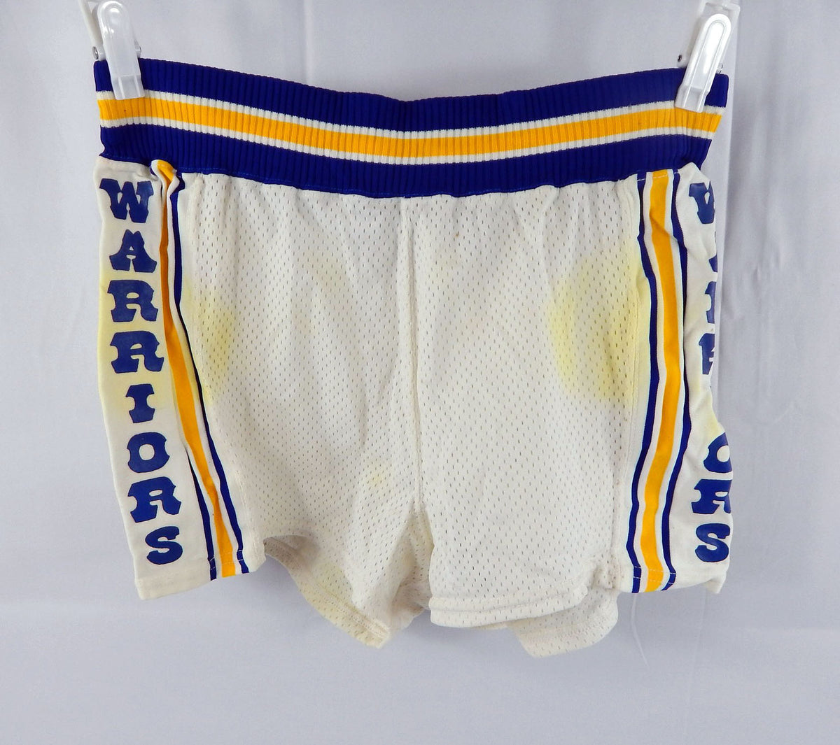 1980s Golden State Warriors #23 Game Used White Shorts 34 843