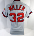 1988 California Angels Darrell Miller #32 Game Used Grey Jersey 44 DP14443