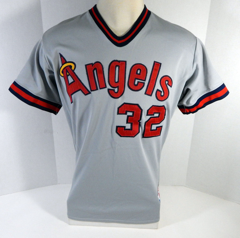 1988 California Angels Darrell Miller #32 Game Used Grey Jersey 44 DP14443 Pic2