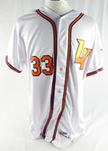 2024 Las Vegas Aviators Mitch Myers #33 Game Used White Jersey 46 291