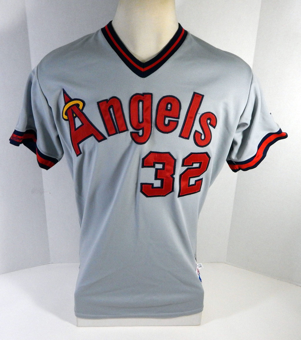 1988 California Angels Darrell Miller #32 Game Used Grey Jersey 44 DP14444 Pic2
