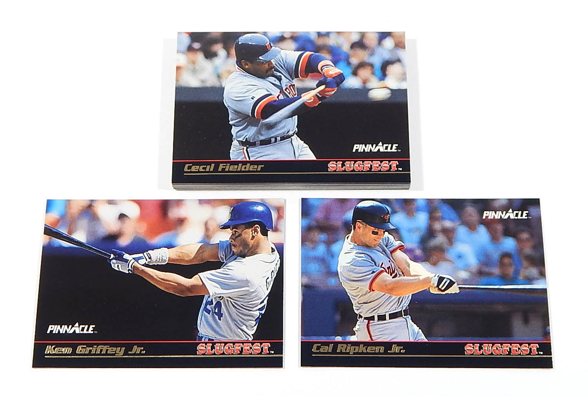 1992 Pinnacle Slugfest Baseball Insert Set (15) Nm/Mt Griffey Jr. Ripken McGwire