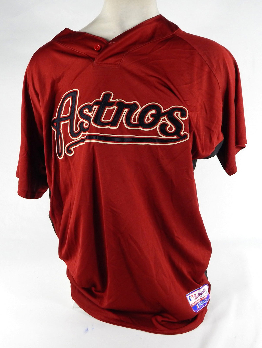 Houston Astros Stretch Suba #61 Game Used Red Jersey ST BP 50 DP67640