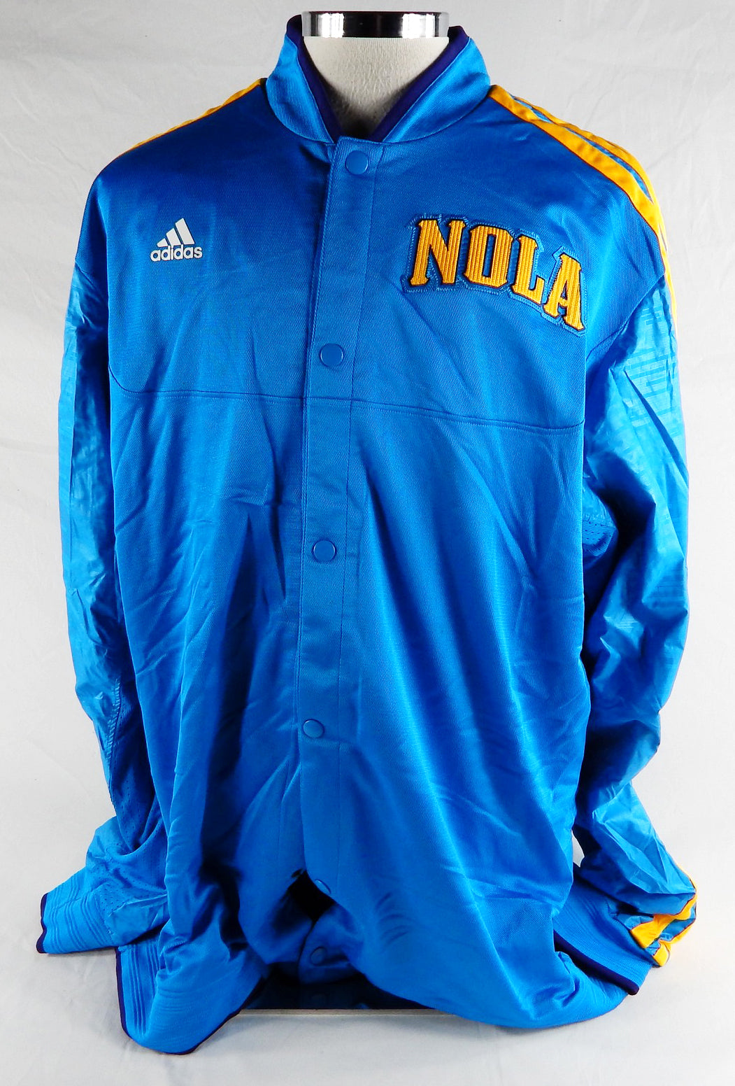 2012-13 New Orleans Hornets Dominc McGuire #5 Game Used Blue Warm Up Jacket 5