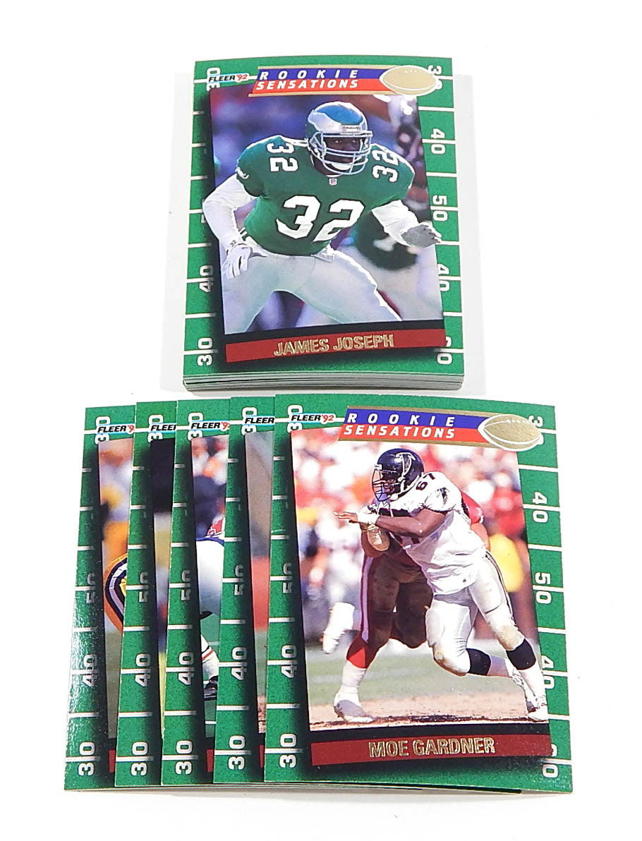 1992 Fleer Rookie Sensations Football Insert Set (20) Nm/Mt