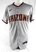 2021 Arizona Diamondbacks Blank # Game Issued Grey Jersey Nike 42 922