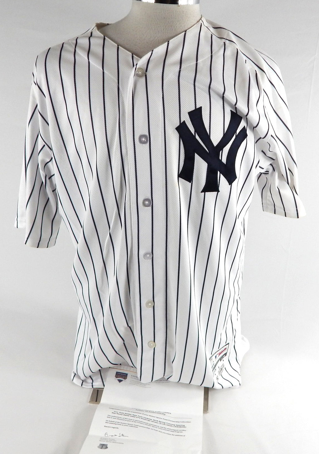 2017 New York Yankees Kyle Holder #72 Game Used White Jersey ST Opening 46 22