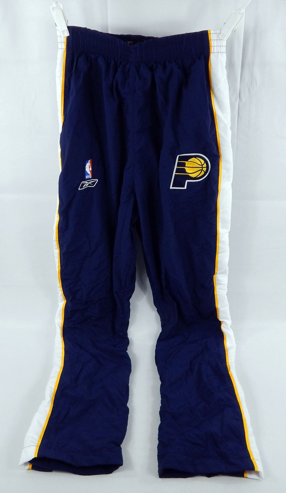 2001-06 Indiana Pacers Game Issued Blue Warm Up Pants 36 850