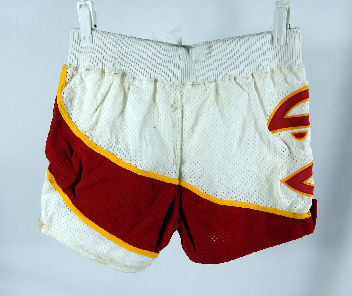 1988-89 Atlanta Hawks GameIssued White Shorts 34 DP72760 Pic2