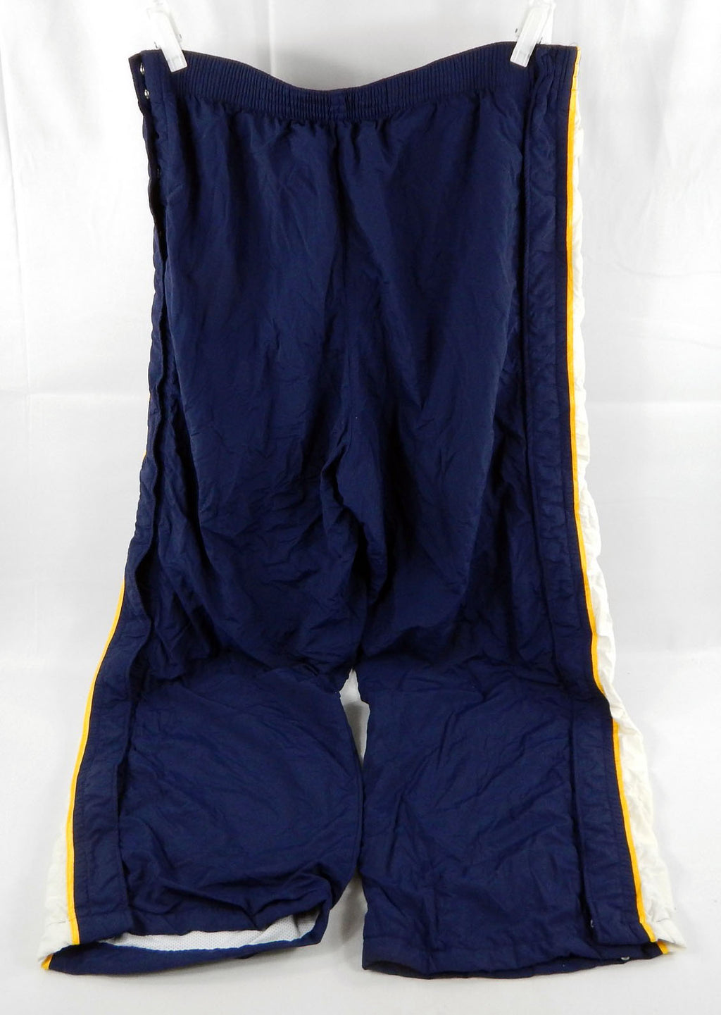 2001-06 Indiana Pacers #33 Game Used Navy Warm Up Pants 42 851 Pic2