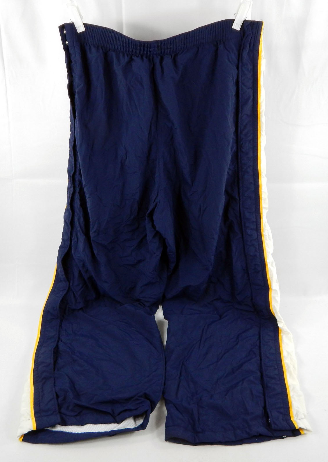 2001-06 Indiana Pacers #33 Game Used Navy Warm Up Pants 42 851 Pic2