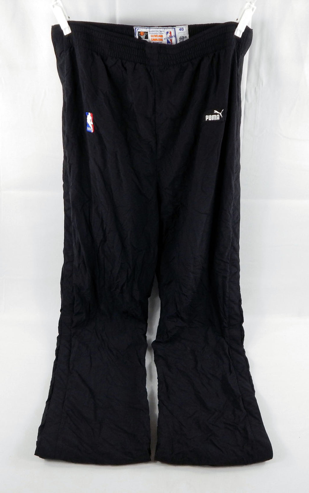 1997-99 Cleveland Cavaliers #10 Game Used Black Warm Up Pants 40 853