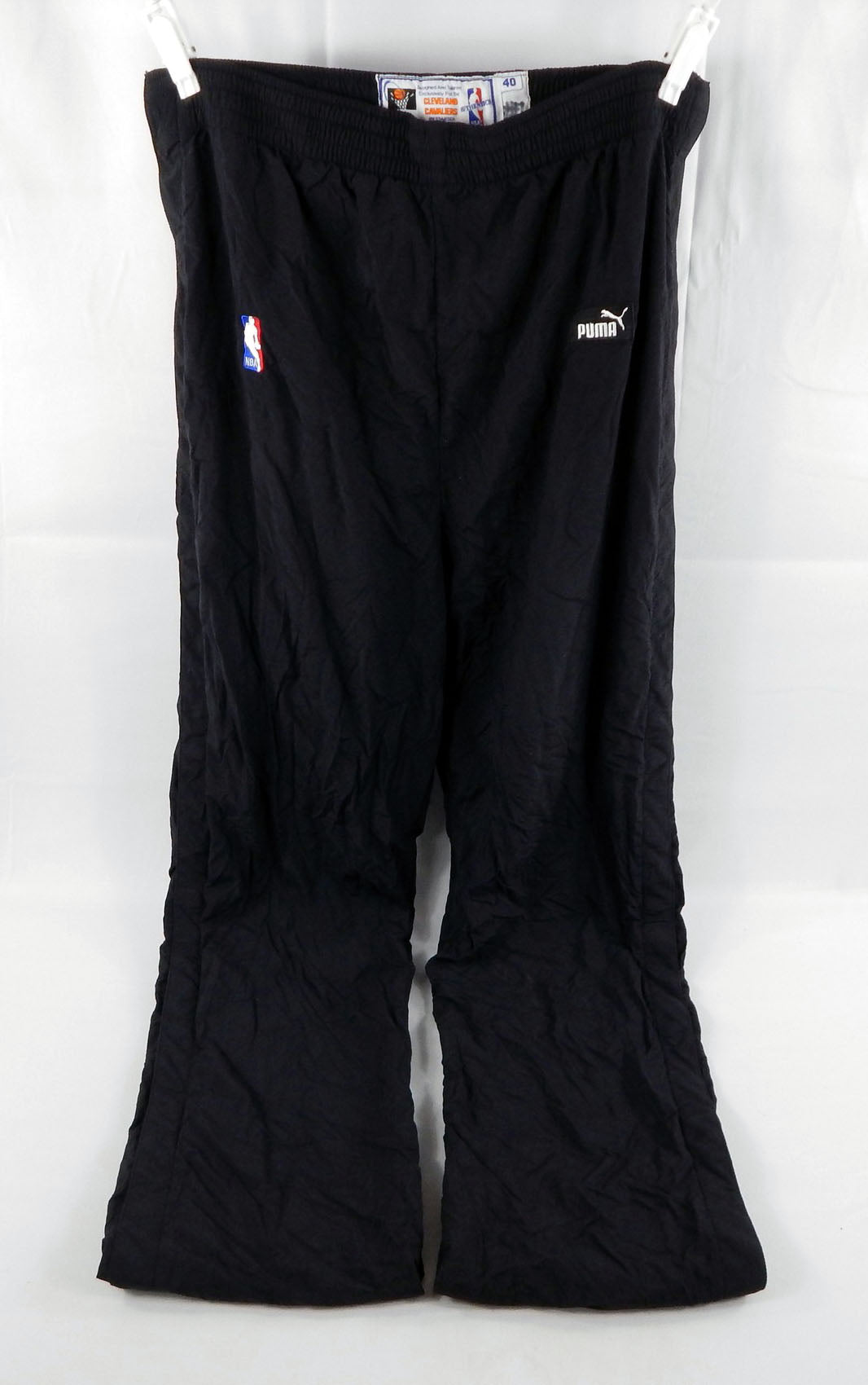 1997-99 Cleveland Cavaliers #10 Game Used Black Warm Up Pants 40 853