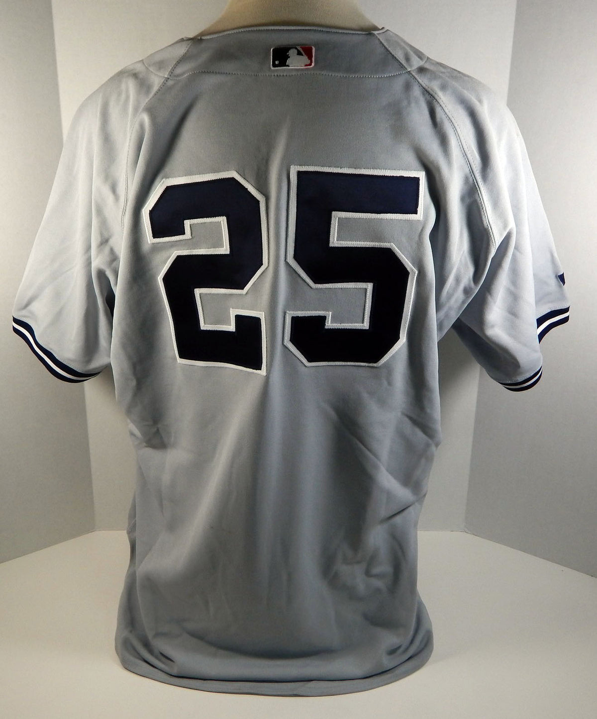 New York Yankees Jason Giambi #25 Authentic Grey Jersey Russell Athletic 52 88