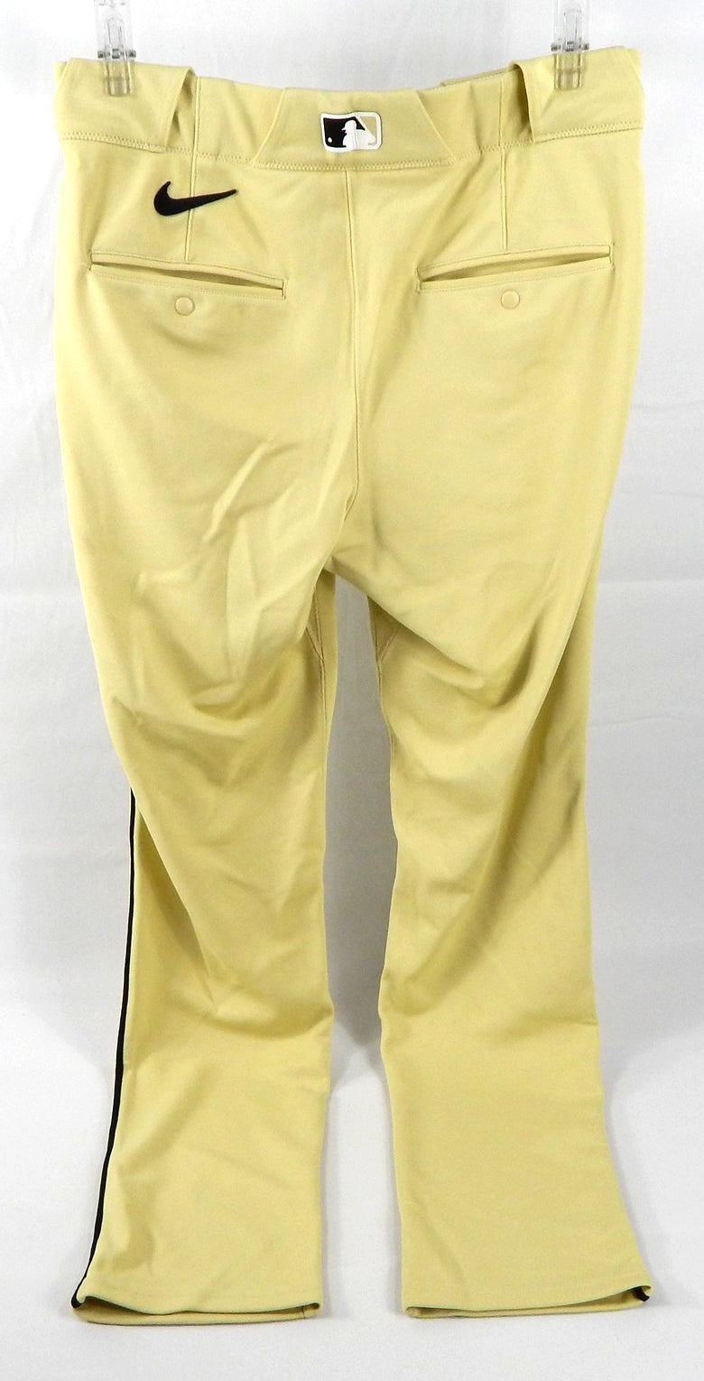 2024 Arizona Diamondbacks Scott McGough #30 Game Issued Gold Pant City Connect 6 Pic2