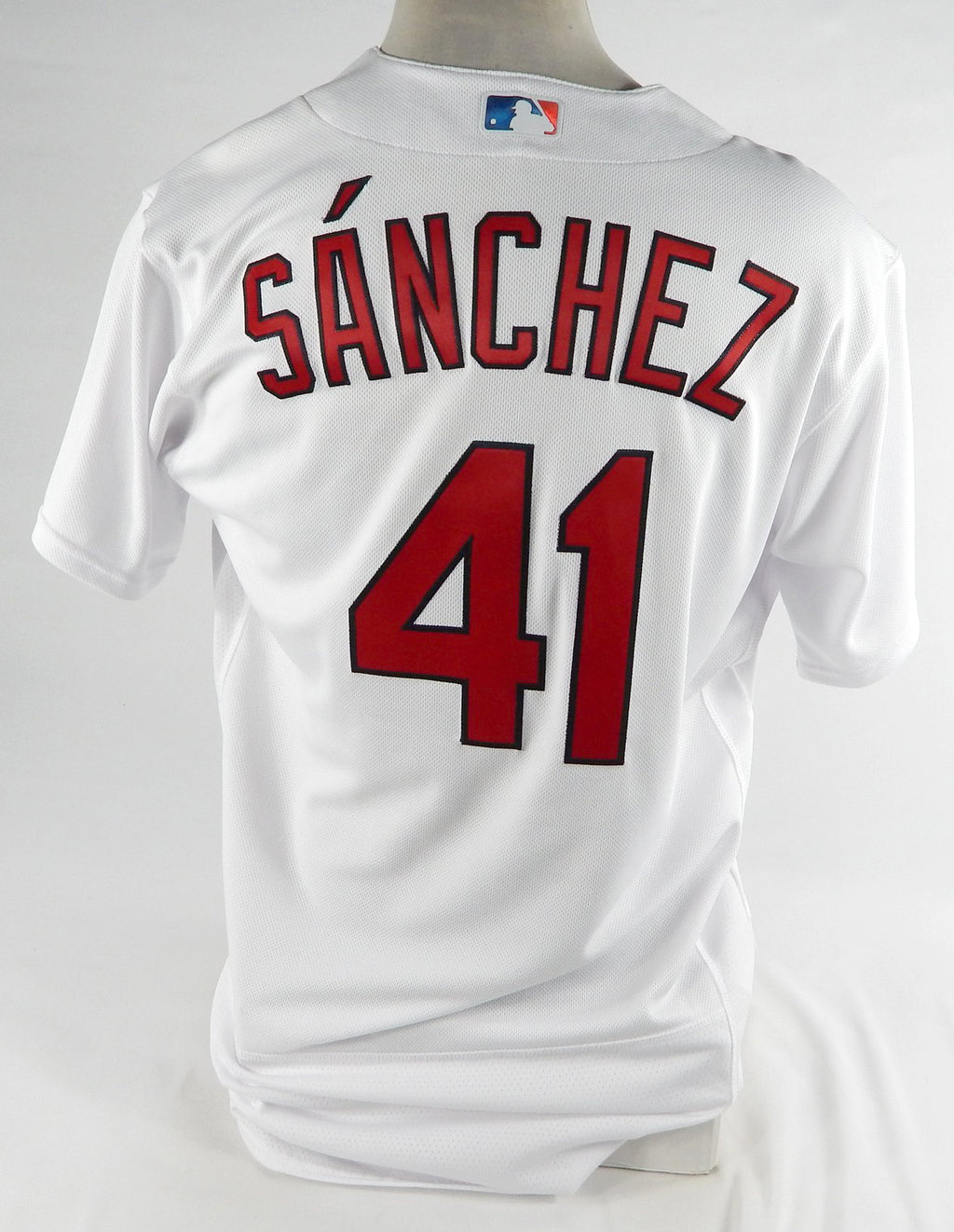 2022 St. Louis Cardinals Ali Sanchez #41 Game Issued White Jersey 46 DP72668