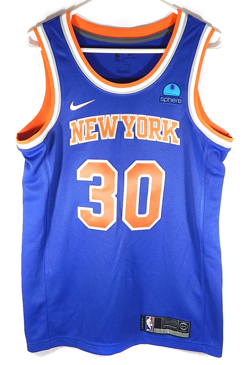 Julius Randle #30 NY Knicks Nike Connect Swingman Sphere Jersey Blue 40 S