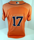 2013-2019 Houston Astros #17 Game Used Orange Jersey Name Plate Removed 46 611