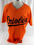 2007-08 Baltimore Orioles Jason Rook #85 Game Used Orange Jersey BP ST  46 404