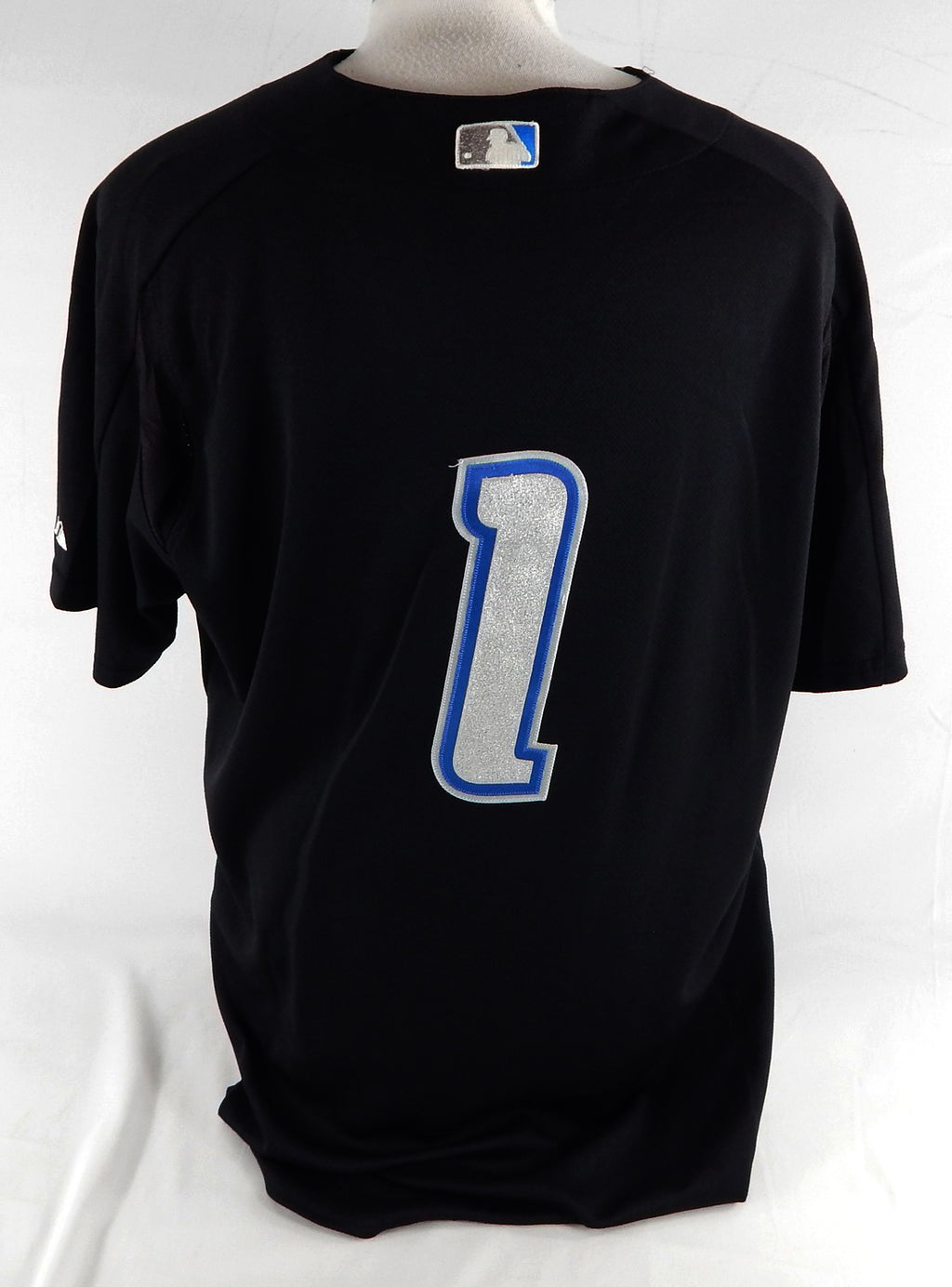 2004-06 Toronto Blue Jays #1 Game Used Black Jersey Spring Training NP R 46 975 Pic2