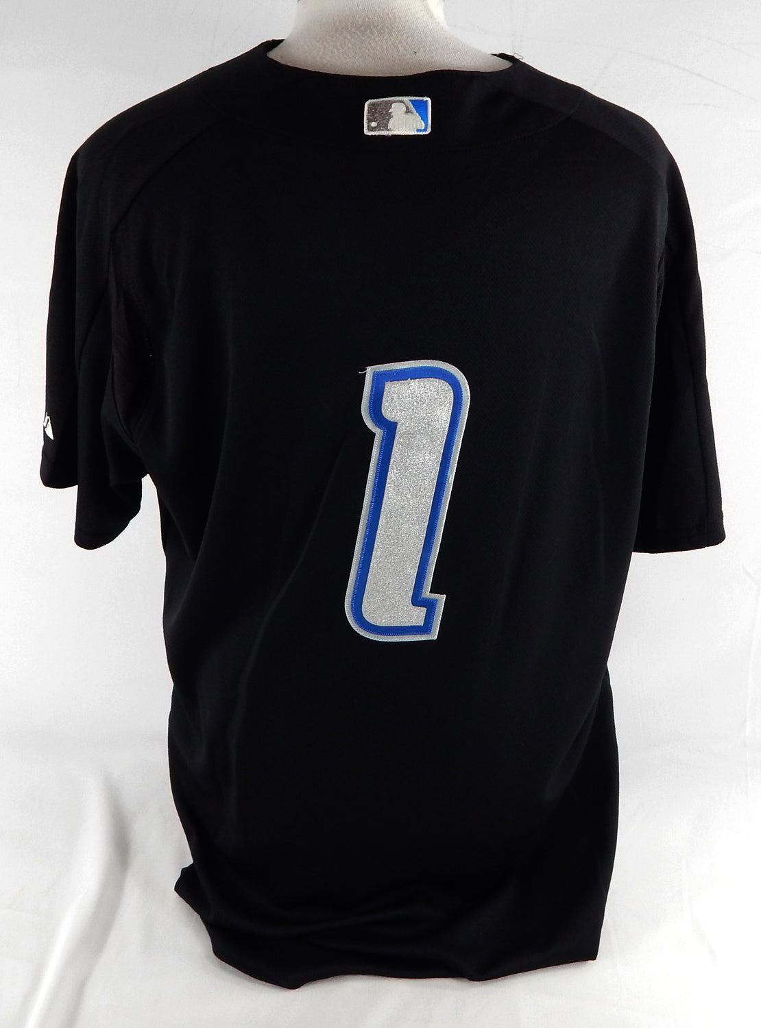 2004-06 Toronto Blue Jays #1 Game Used Black Jersey Spring Training NP R 46 975 Pic2