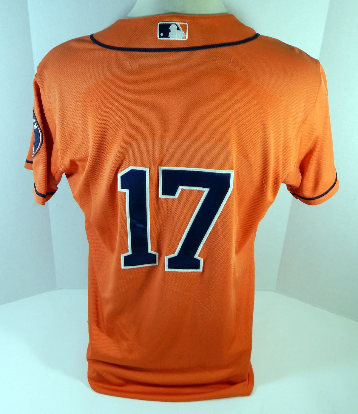 2013-2019 Houston Astros #17 Game Used Orange Jersey Name Plate Removed 44 612