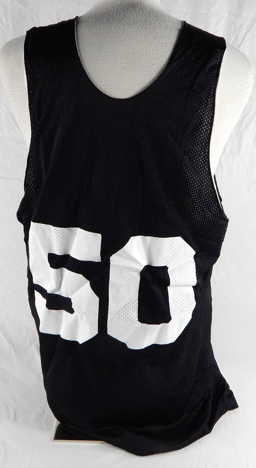 1990s Atlanta Hawks #50 Game Issued Black Practice Jersey XXXL 219 Pic2