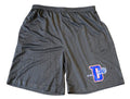 Detroit Pistons Graphite Icon Elbowgrease Basketball Shorts Adult XXL Gray New