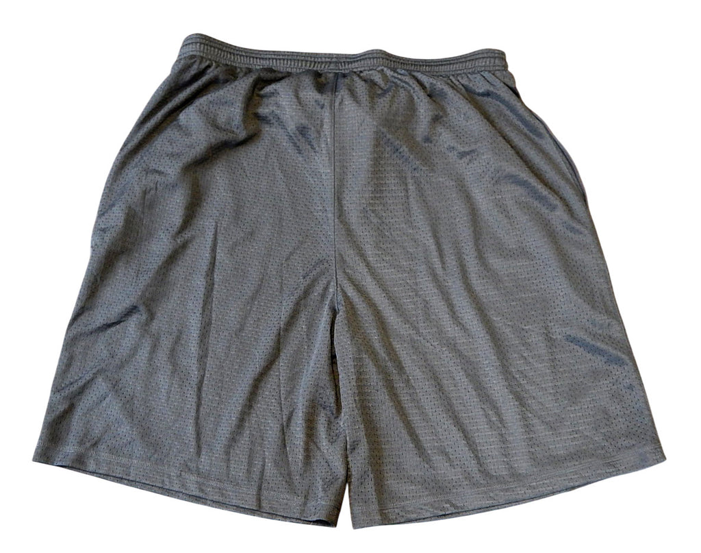 Detroit Pistons Graphite Icon Elbowgrease Basketball Shorts Adult XXL Gray New Pic2