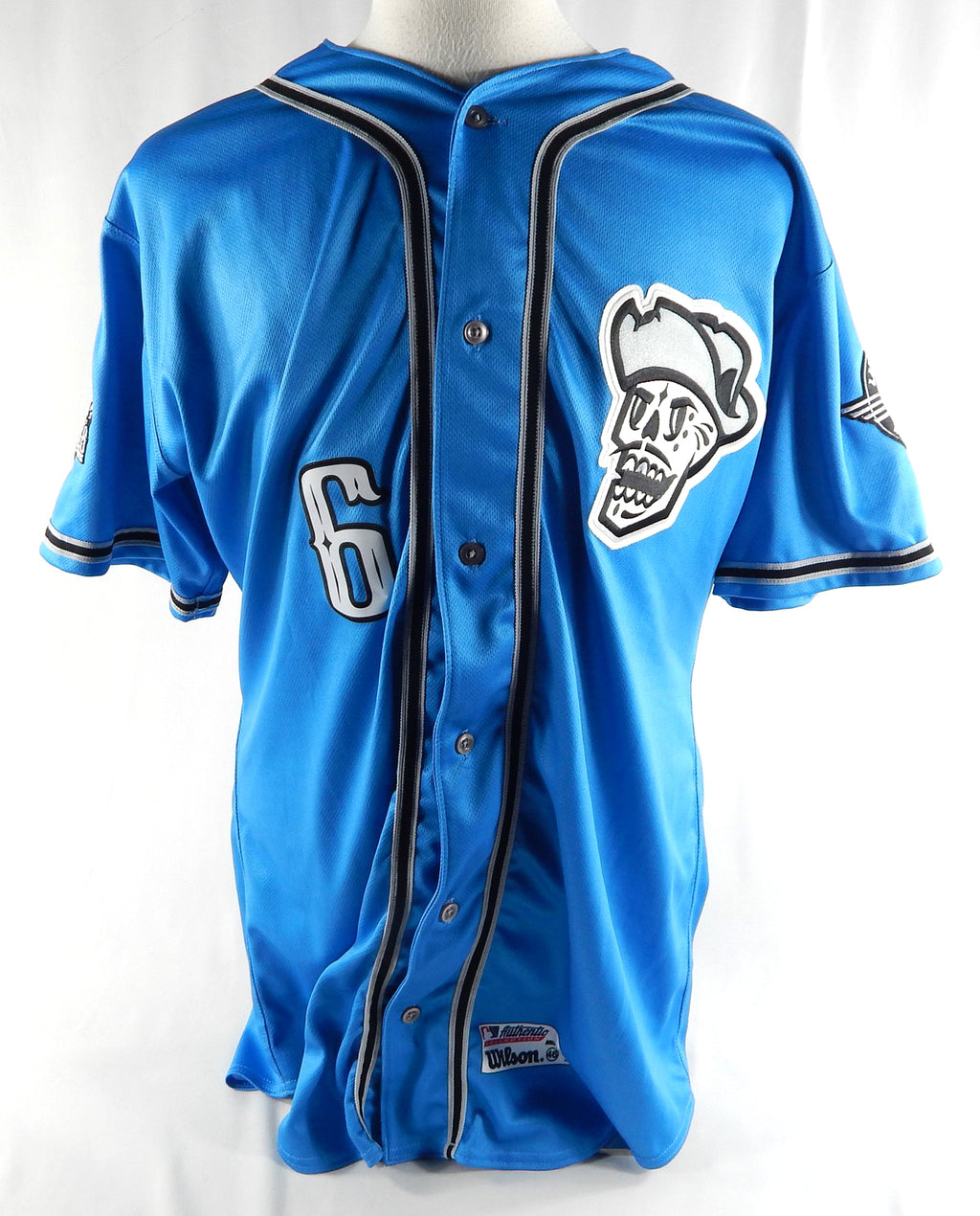 2024 Las Vegas Aviators Aledmys Diaz #6 Game Used Blue Jersey Copa Diversion 3